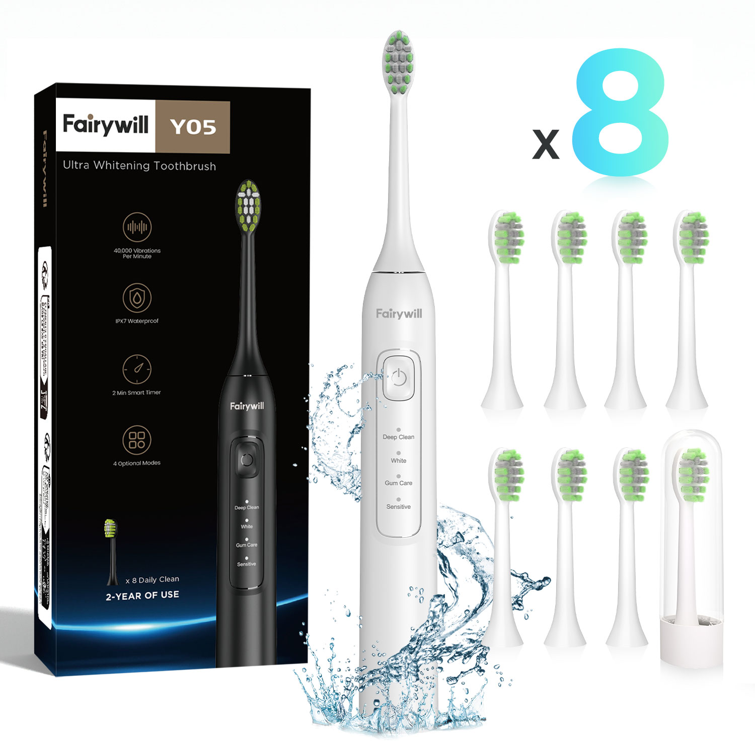 Fairywill Ultrasonic Electric  - Electric Toothbrush Sonic ulasan dan harga