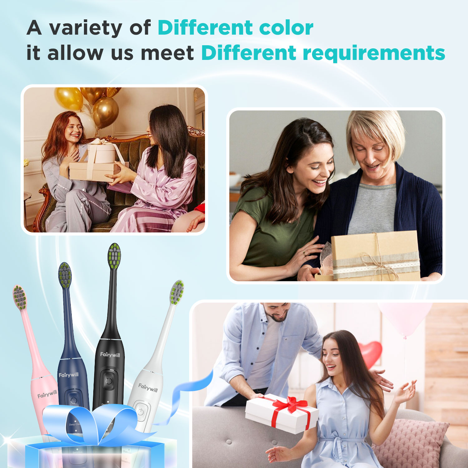 Fairywill Ultrasonic Electric  - Electric Toothbrush Sonic ulasan dan harga