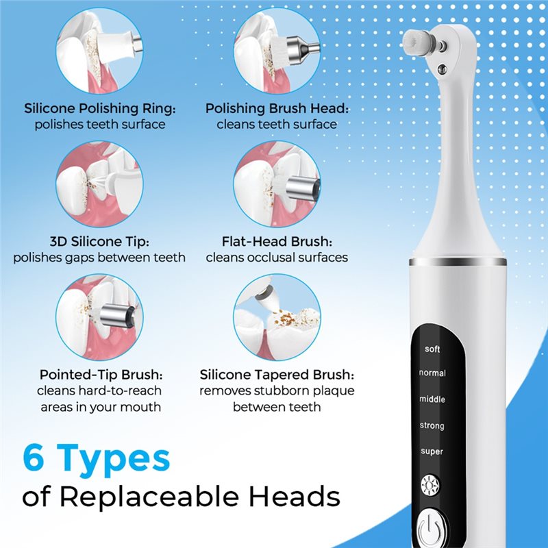 A83G-LED Light Rechargeable El - Teeth Whitening Brush ulasan dan harga