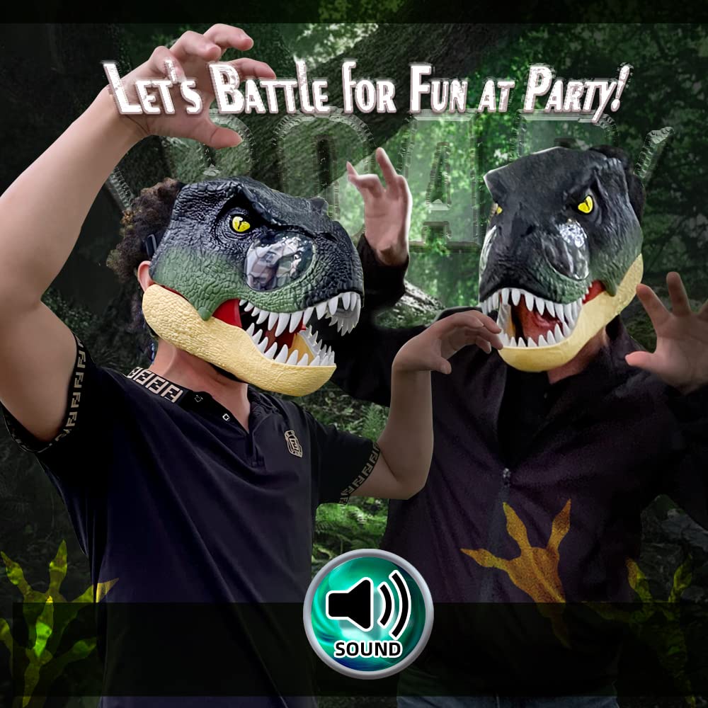 P-jsmen Led Lighted Eyes T-Rex - Led Mouth Tray ulasan dan harga
