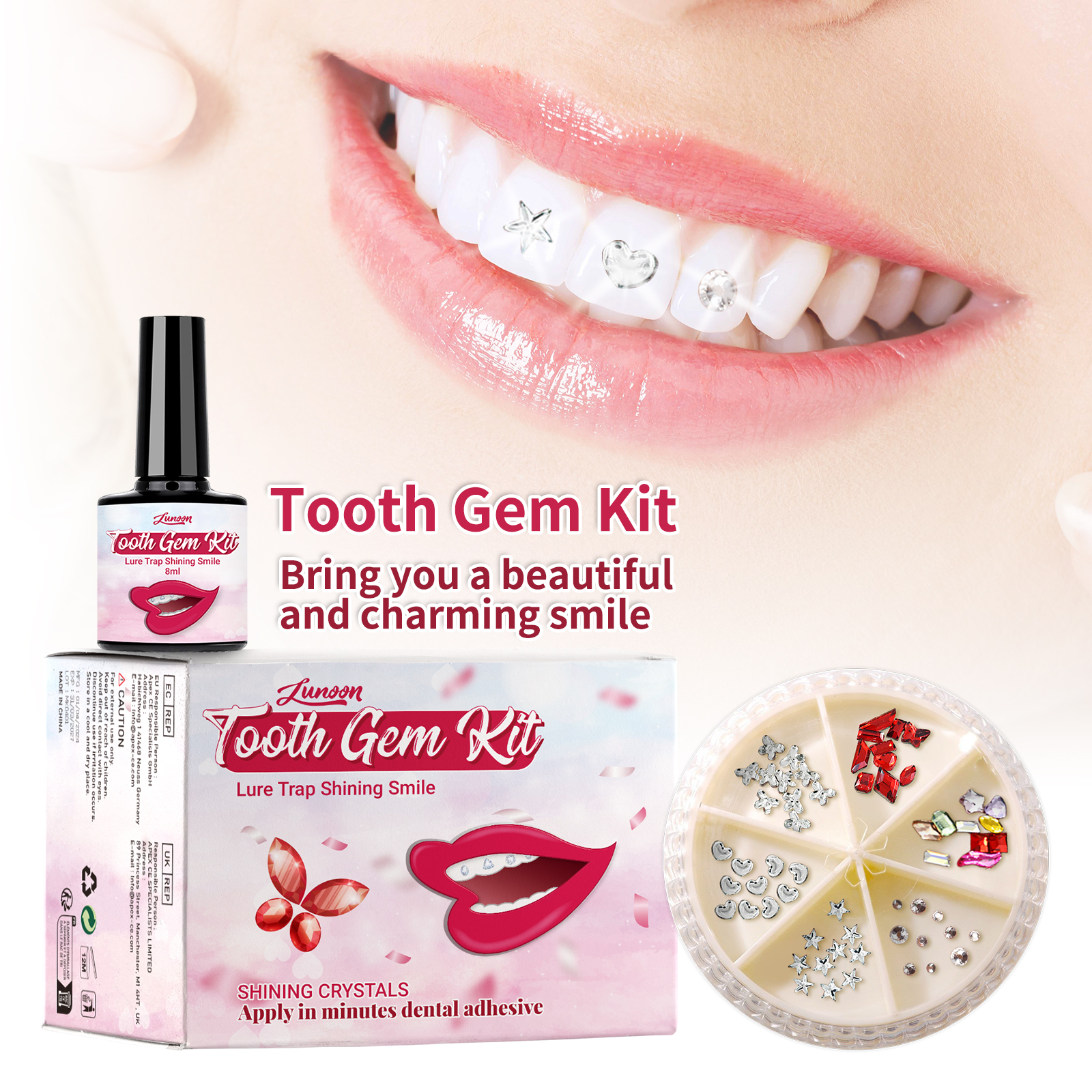 DIY Diamond Teeth Gems Kit Dec - Tooth Gem Kit ulasan dan harga