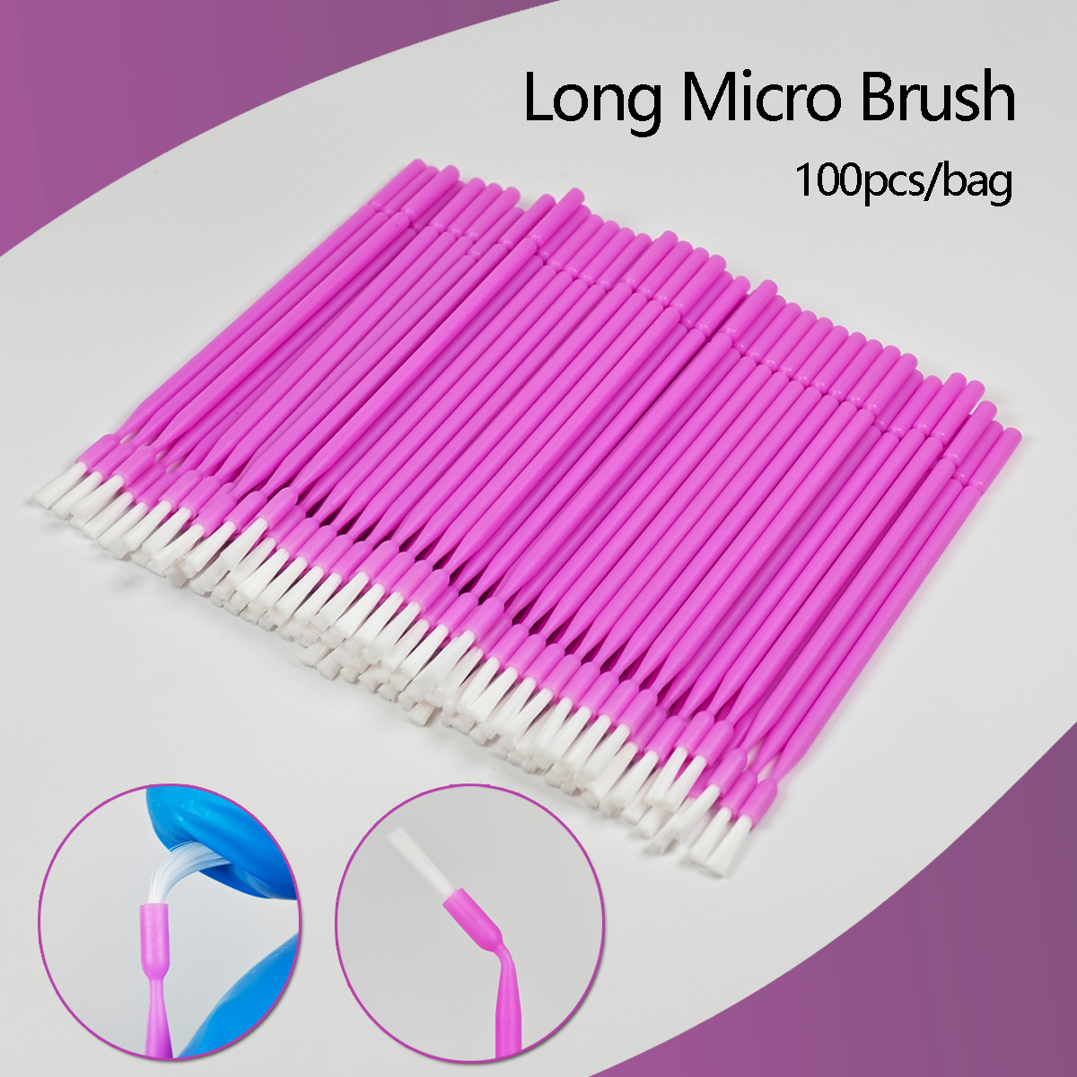 100Pcs Dental Disposable Micro - Teeth Whitening Brush ulasan dan harga