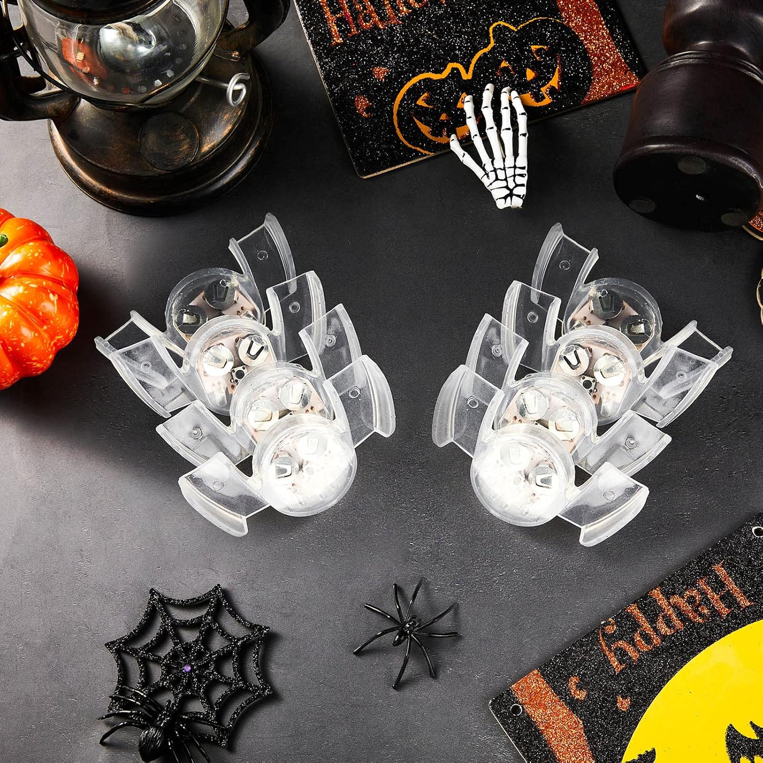 1pcs LED Flashing Mouth Teeth  - Led Mouth Tray ulasan dan harga