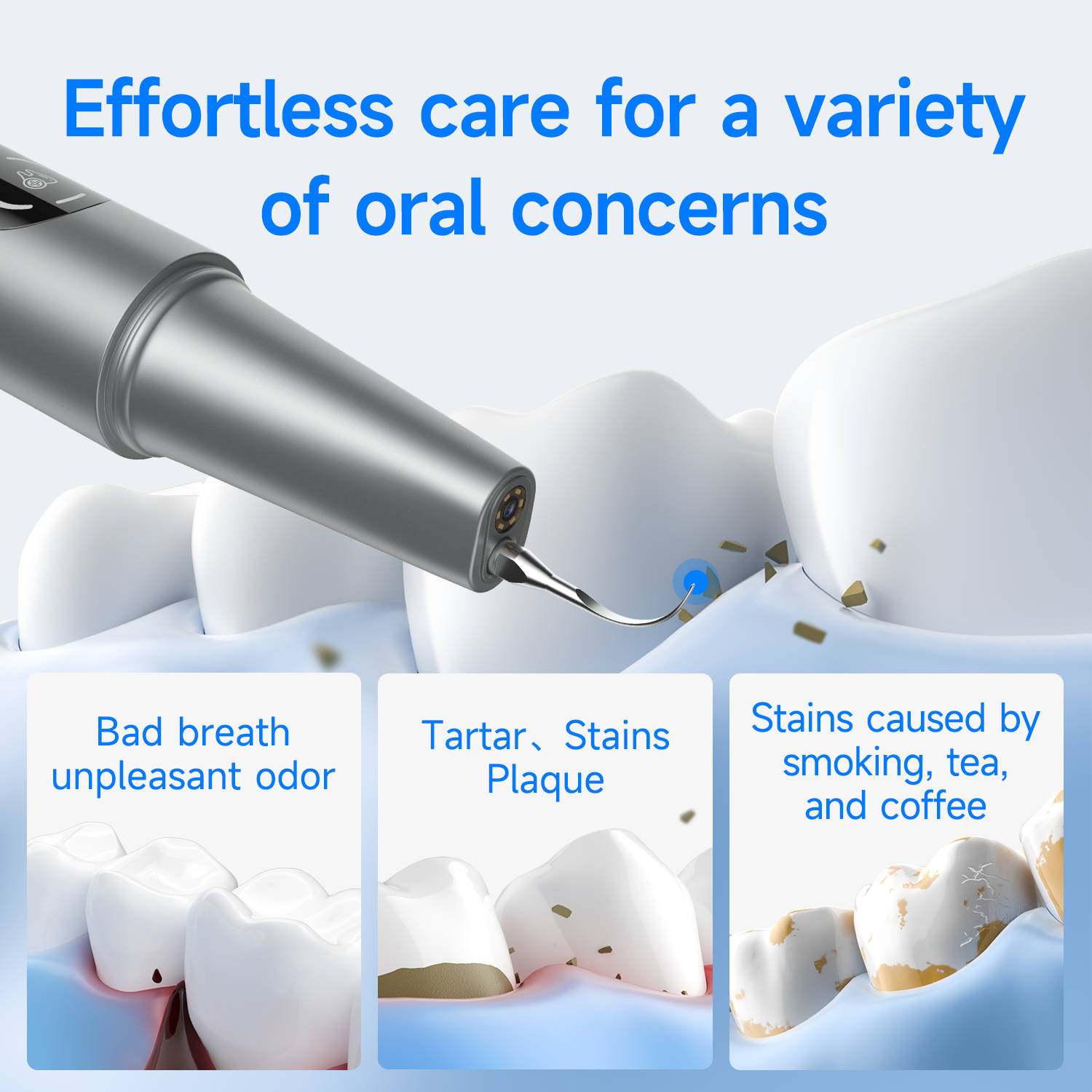 Visible Ultrasonic Dental Scal - Electric Toothbrush Sonic ulasan dan harga