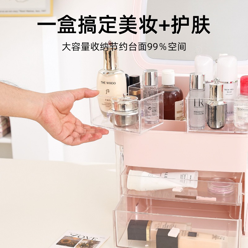 Japanese-style makeup storage  - Led Mouth Tray ulasan dan harga