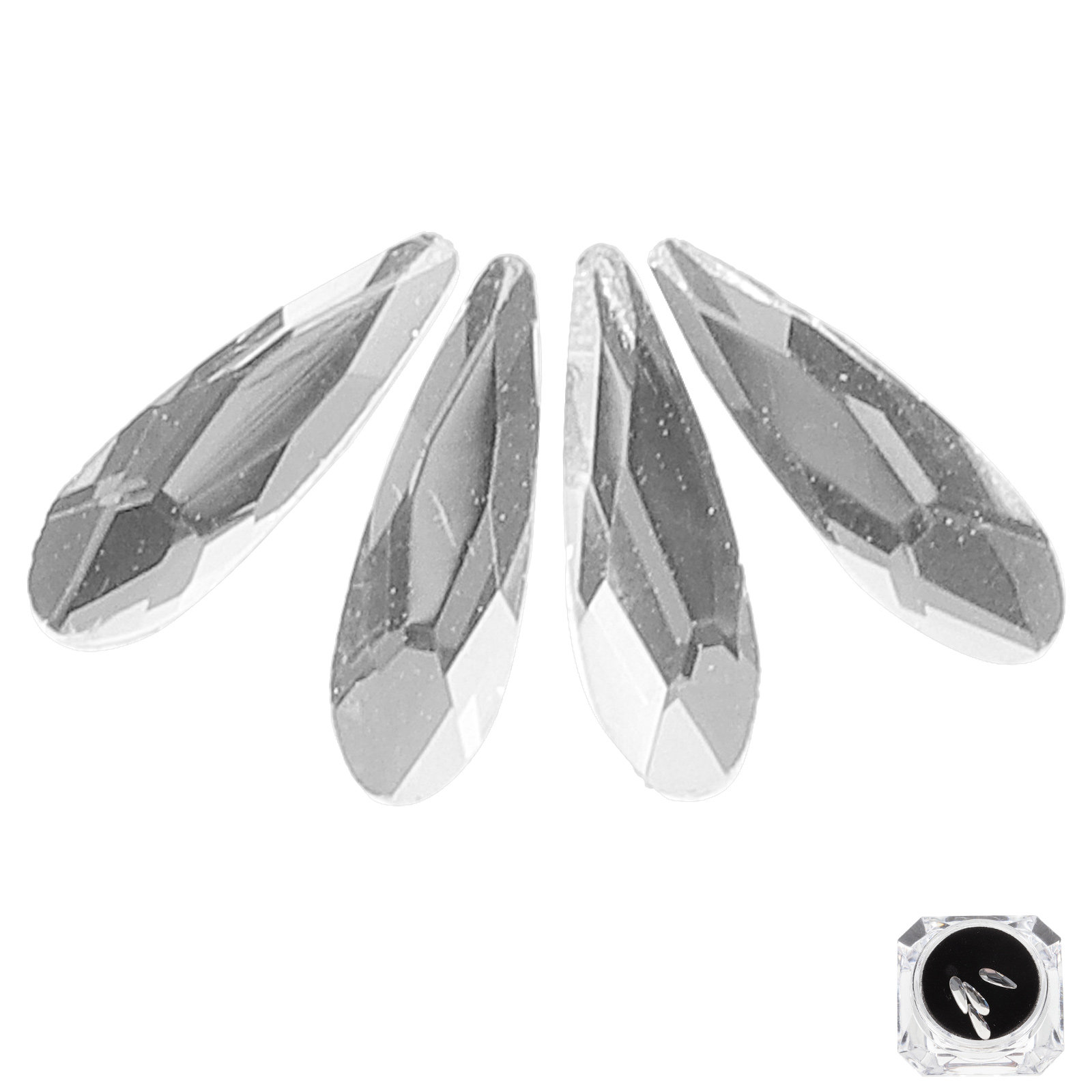 1Set Rhinestone Fake Teeth Dec - Tooth Gem Kit ulasan dan harga
