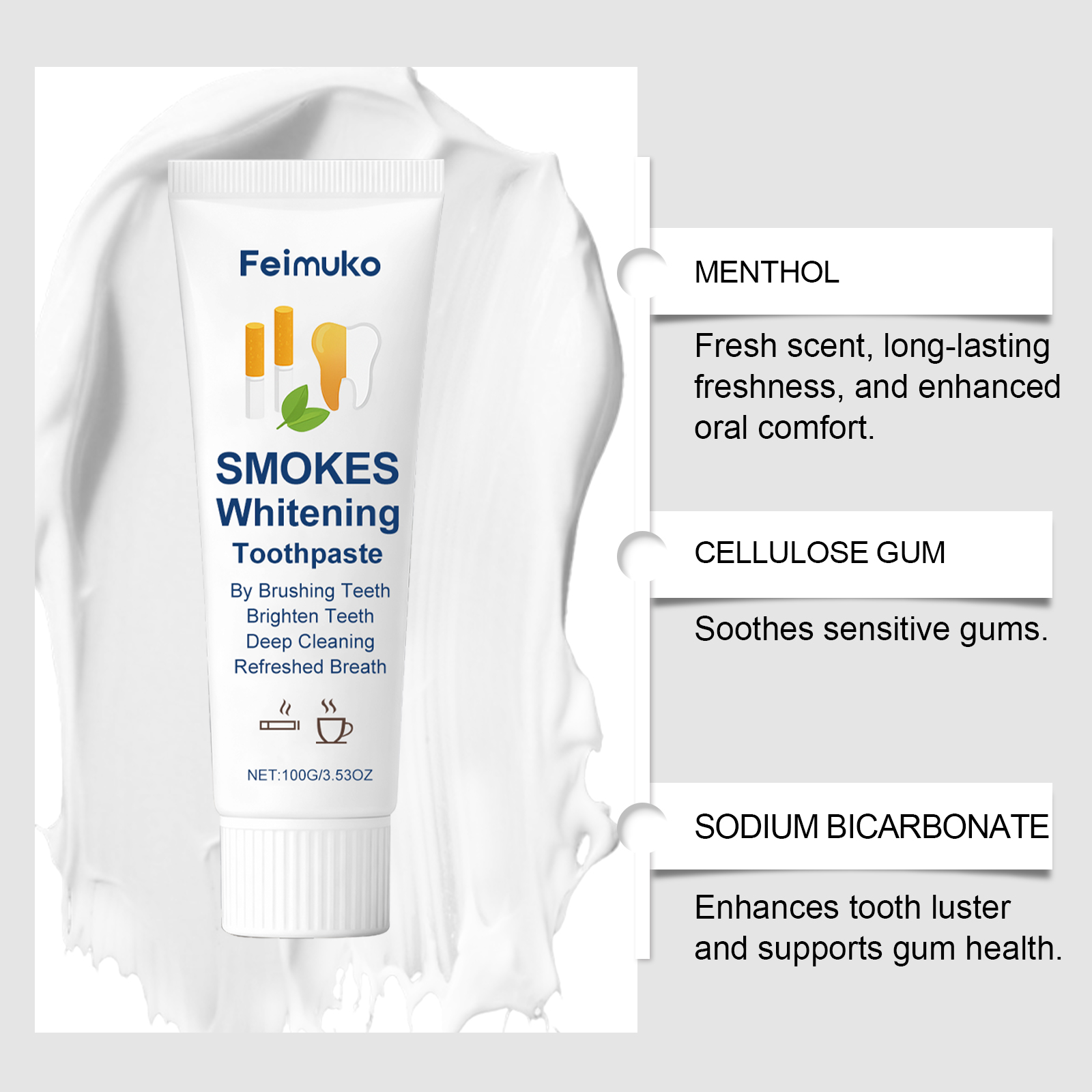 Nano Hydroxyapatite Toothpaste - Teeth Whitening Thailand ulasan dan harga