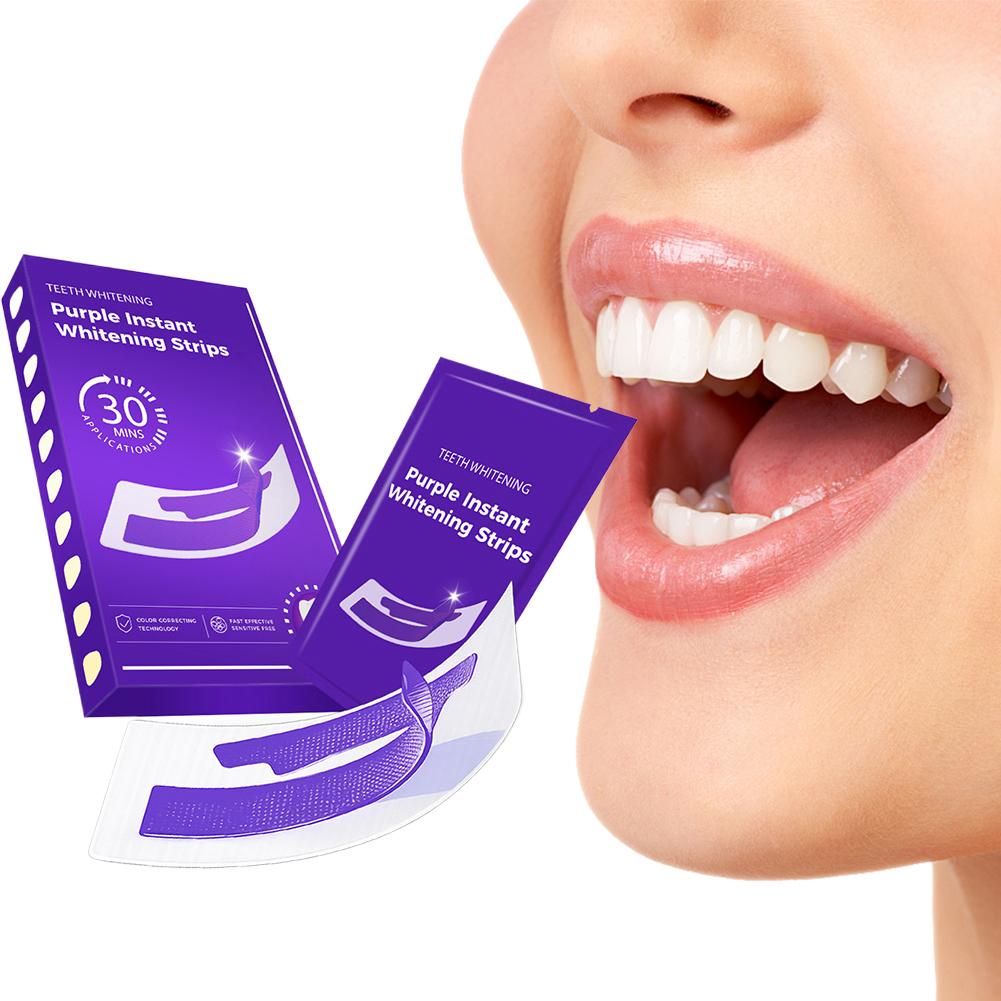 42Pairs Purple Teeth Whitening - Teeth Whitening Best ulasan dan harga