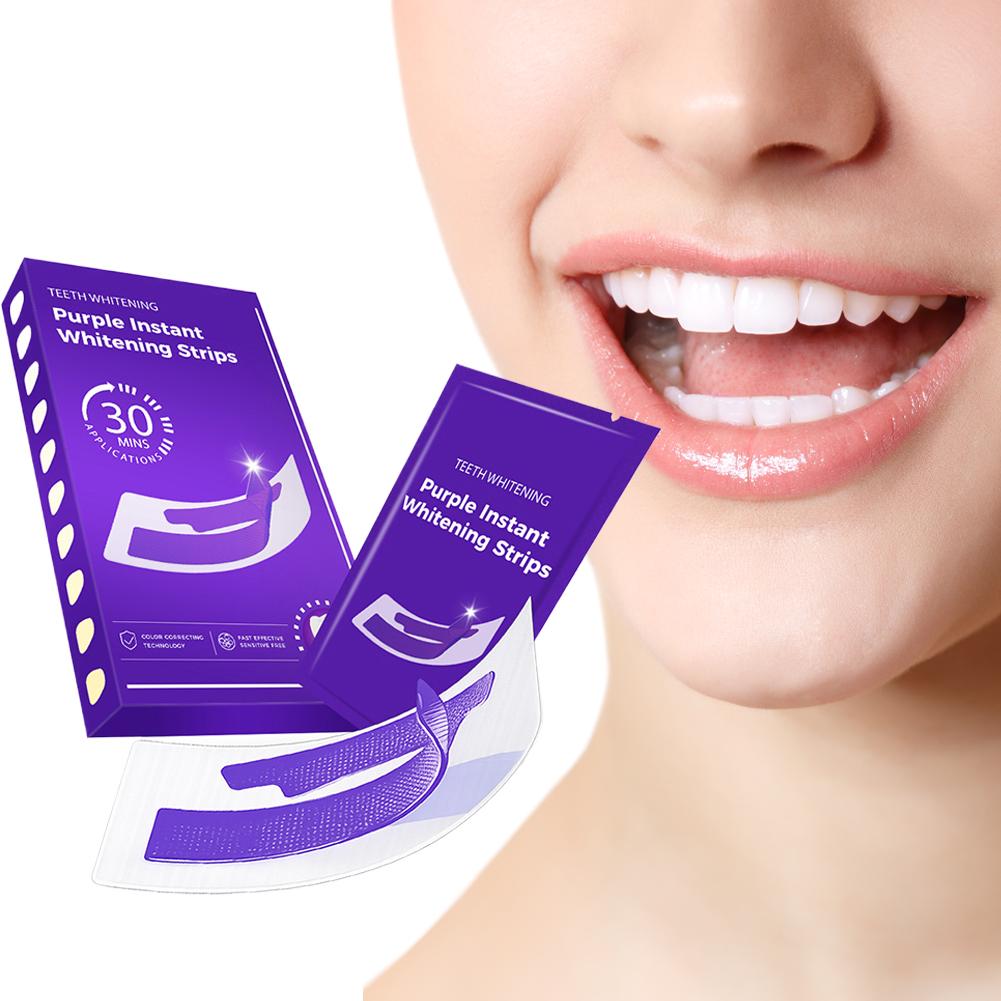 42Pairs Purple Teeth Whitening - Teeth Whitening Best ulasan dan harga