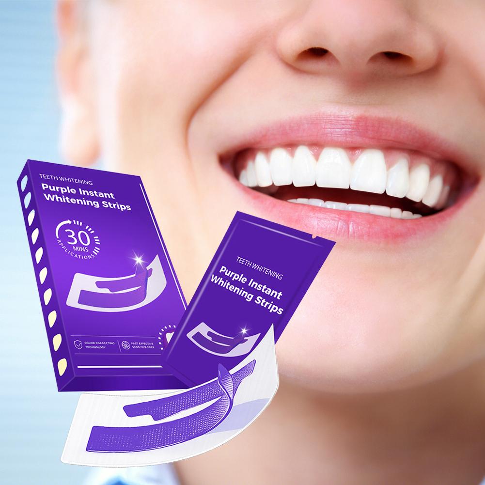 42Pairs Purple Teeth Whitening - Teeth Whitening Best ulasan dan harga