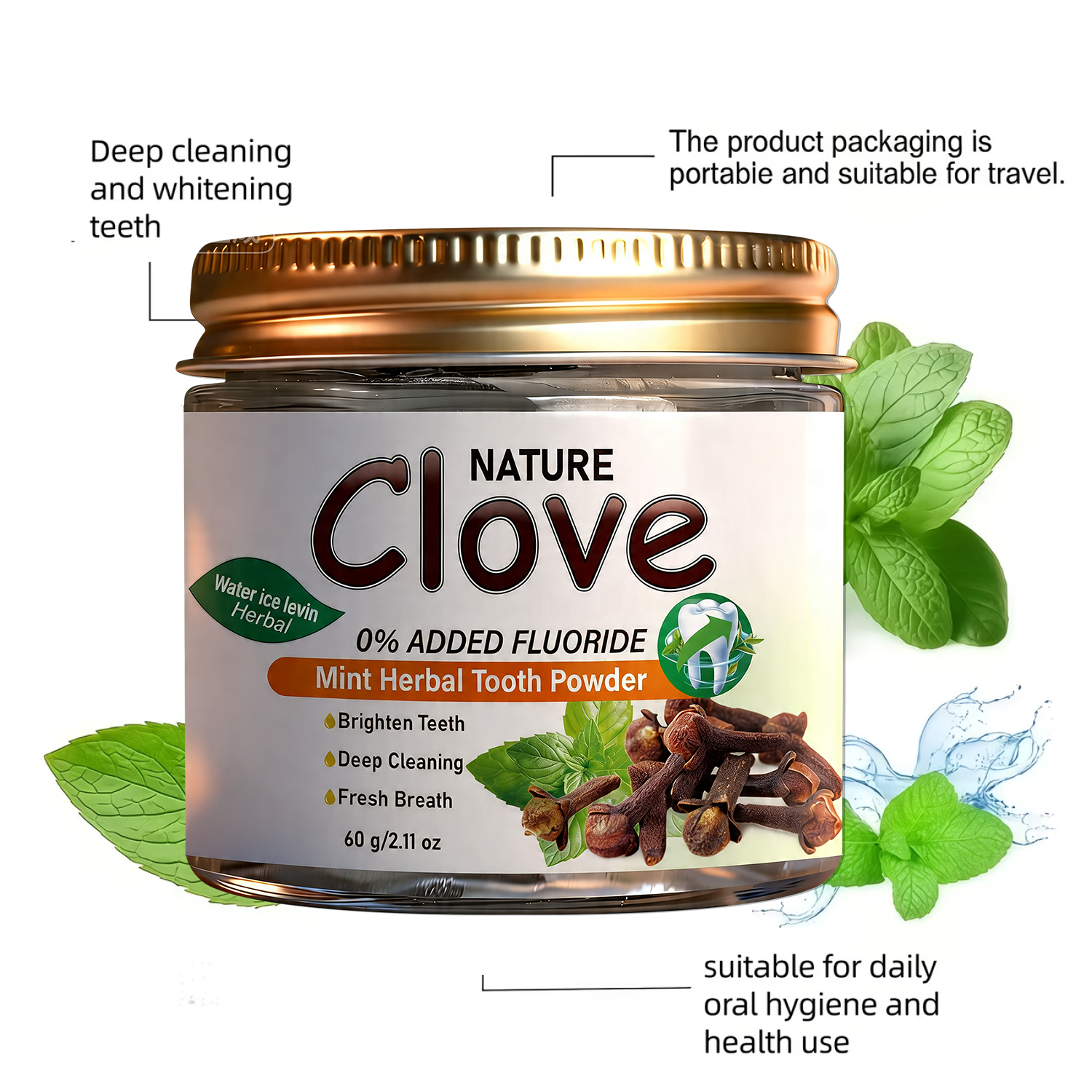 Fluoride Free Clove Mint Tooth - Teeth Whitening Thailand ulasan dan harga