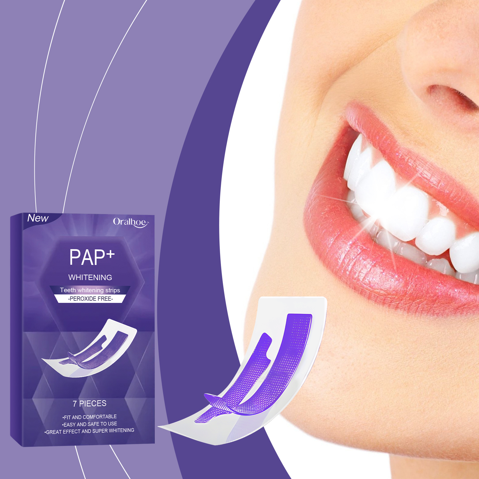Purple Teeth Whitening Strips  - Teeth Whitening Best ulasan dan harga