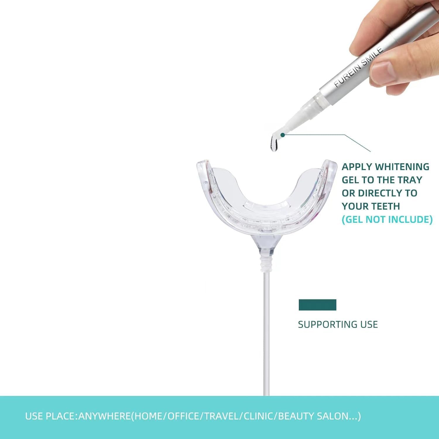 Teeth Whitening Accelerator Li - Led Mouth Tray ulasan dan harga