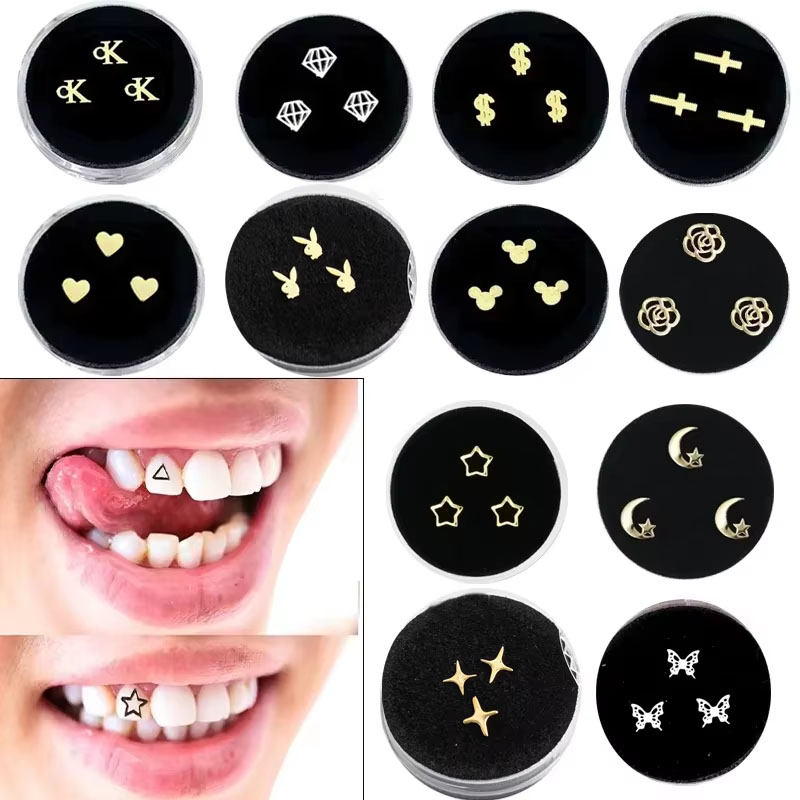 3/5 Boxes Dental Ornaments Jew - Tooth Gem Kit ulasan dan harga