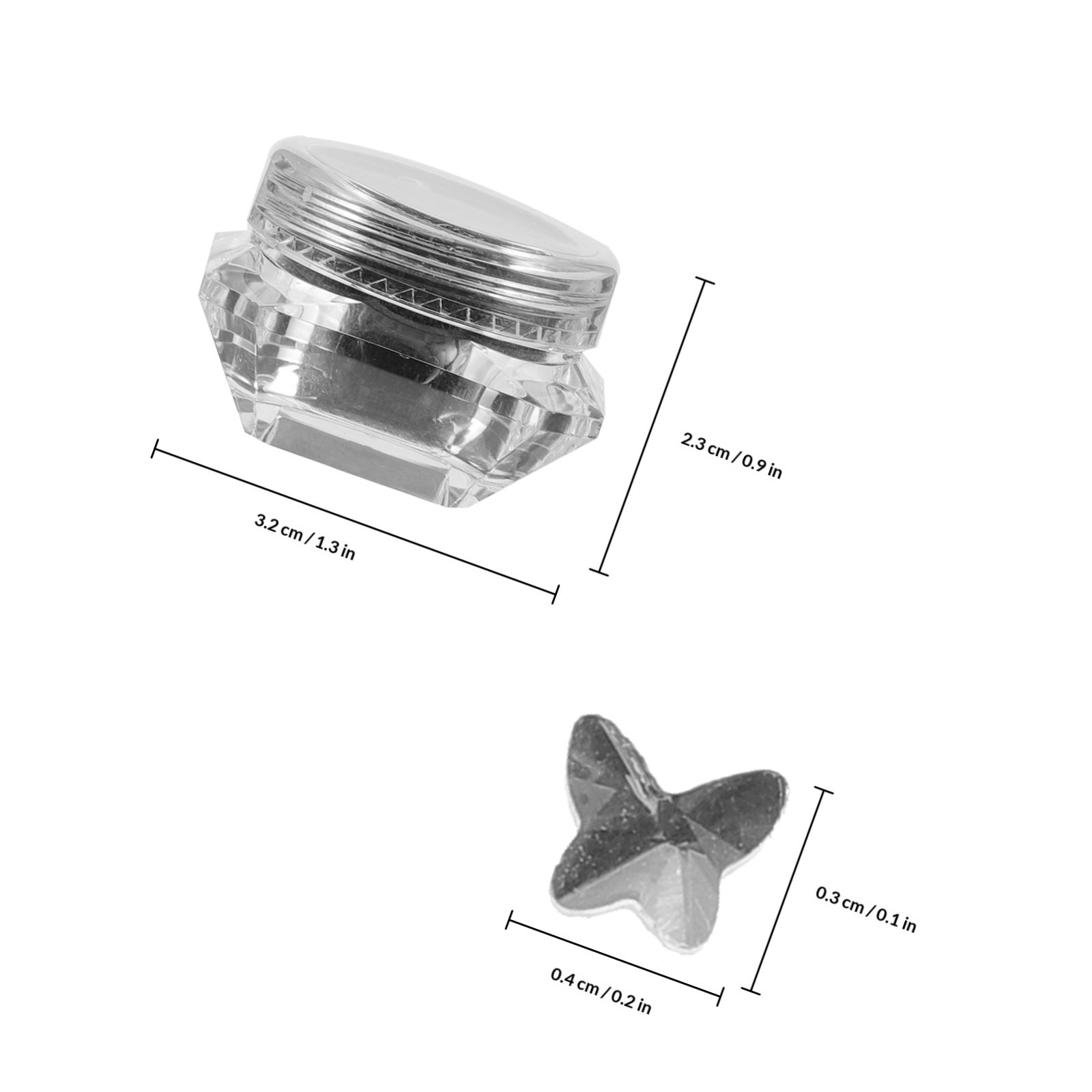 Plastic DIY Teeth Art Decors C - Tooth Gem Kit ulasan dan harga