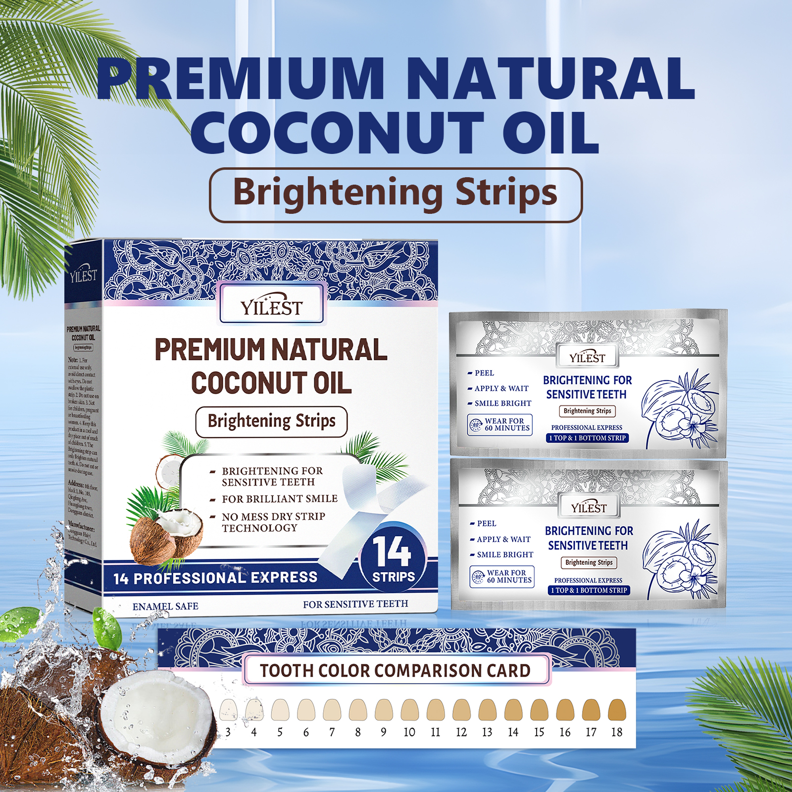 Teeth Whitening Strips 14pcs C - Teeth Whitening Best ulasan dan harga